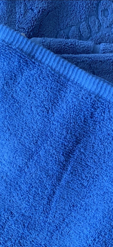 Ręczniki dla hoteli kolor Niebieski  bawełniany