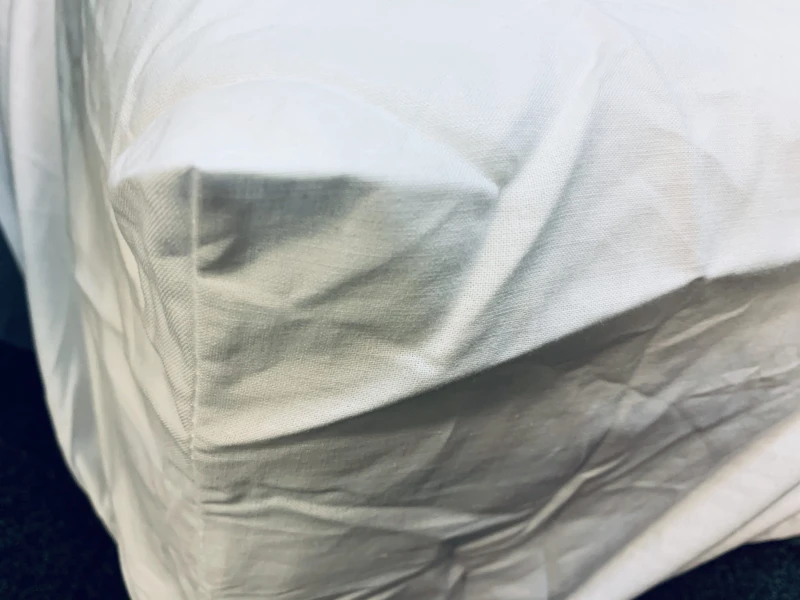 Prześcieradło Hotelowe białe na gumkę 200x220 cm 100% Bawełna Egipska