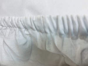 gładkie  prześcieradło hotelowe z gumką na materac  180x200 cotton