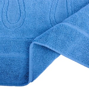 Stopki hotelowe  50x70 cm Niebieskie Bawełna 650 gr/m2