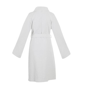 Szlafroki białe do hotelu frotte bawełna