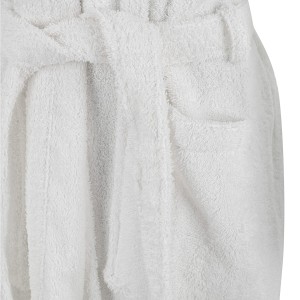 Luksusowe szlafroki hotelowe białe frotte kołnierz tanio