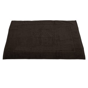 Stopki hotelowe do łazienki  grafitowe bawełniane