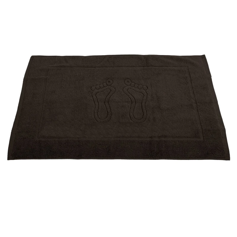 Stopki hotelowe do łazienki  grafitowe bawełniane