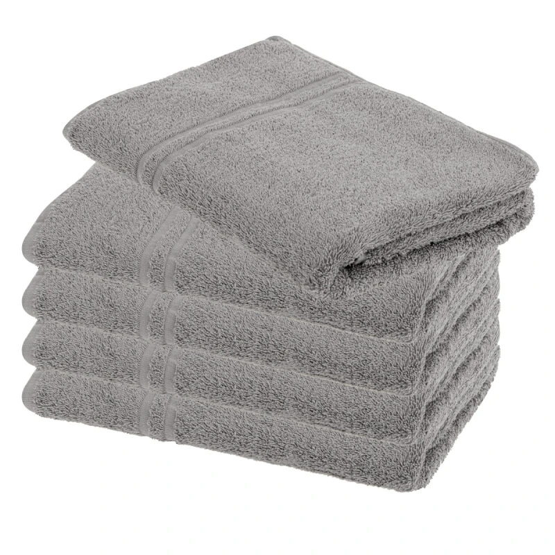 Ręcznik hotelowy LUX 50x100 cm Szary 500gr/m2 100% bawełna egipska