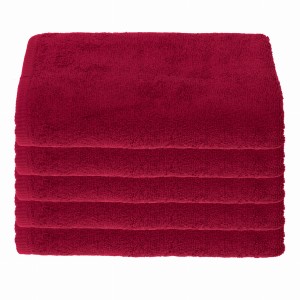 Ręczniki do hotelu czerwony 50x100 cm 100% bawełna 500 gr/m2