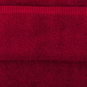 Ręcznik  hotelowy kolor bordowy bawełna