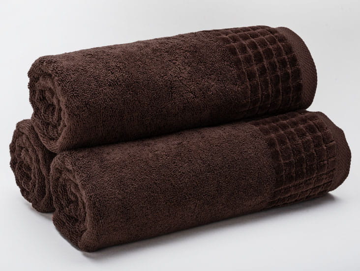 Ręcznik Hotelowy  kolorowy 50x100 cm Coffee 500 gsm 100% Bawełna   ręcznik hotelowy Brązowy