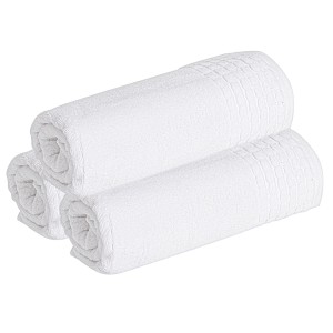 Ręczniki hotelowe   50x100  cm  kolor BIAŁY 500 gsm 100% Bawełna