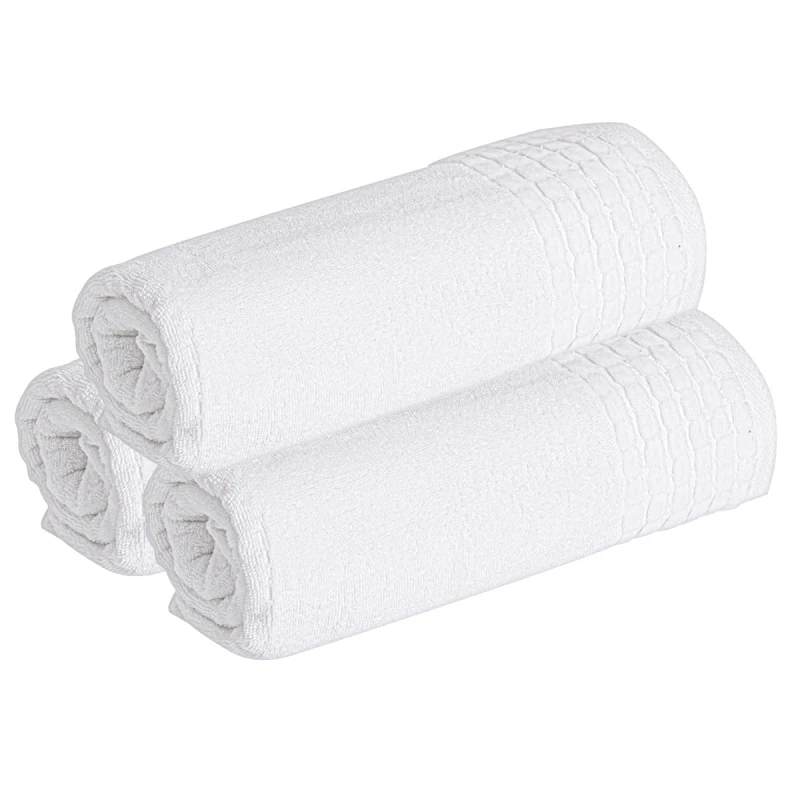 Ręczniki hotelowe   50x100  cm  kolor BIAŁY 500 gsm 100% Bawełna