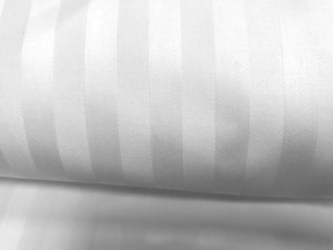 Komplet pościeli hotelowej adamaszek 140x200  cm kolror biały, plus poszewka wzmocniona satyna bawełniana