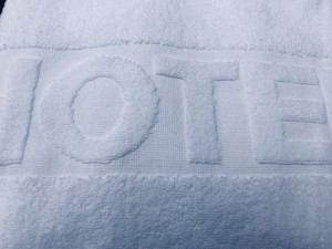 Ręczniki dla Hoteli PREMIUM  Logo HOTEL 50x100 cm