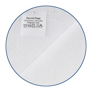 Ręcznik dla Hoteli  Logo HOTEL 70x140 cm Biały bawełna