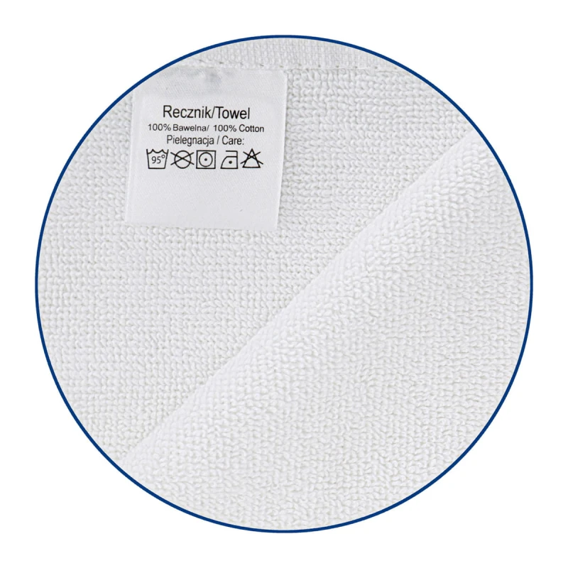 Ręcznik dla Hoteli  Logo HOTEL 70x140 cm Biały bawełna